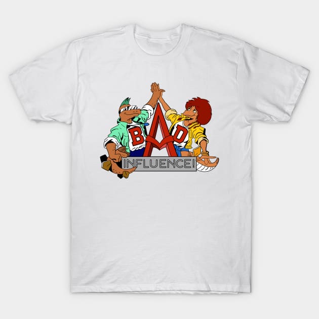 Bad Influence TV Series T-Shirt by Meta Cortex